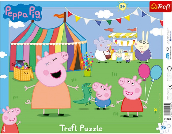 TREFL Puzzle Świnka Peppa 25 elementów