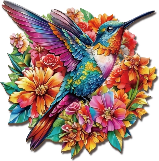 2Kids Toys drewniane puzzle Koliberek