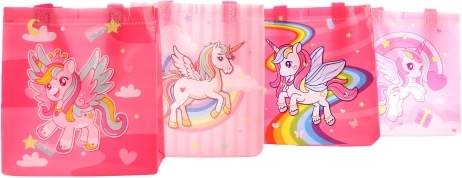 Torebka prezentowa z motywem jednorożca, 21 × 23,5 × 11 cm