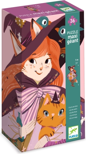 DJECO Gigantyczne puzzle Czarodziejka Lily