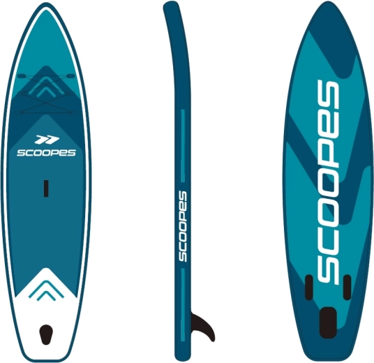 Nadmuchiwany paddleboard VELO 320 cm z akcesoriami – niebieski