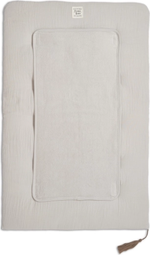Funnababy muślinowa mata do przewijania Sand Beige 50 × 80 cm