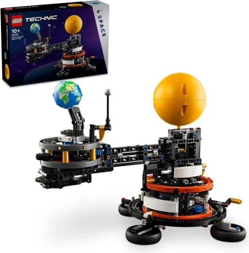 Lego Technic planeta Ziemia i Księżyc na orbicie