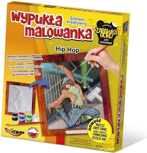 Wypukłe malowanie – tancerz Hip Hop (zestaw kreatywny)