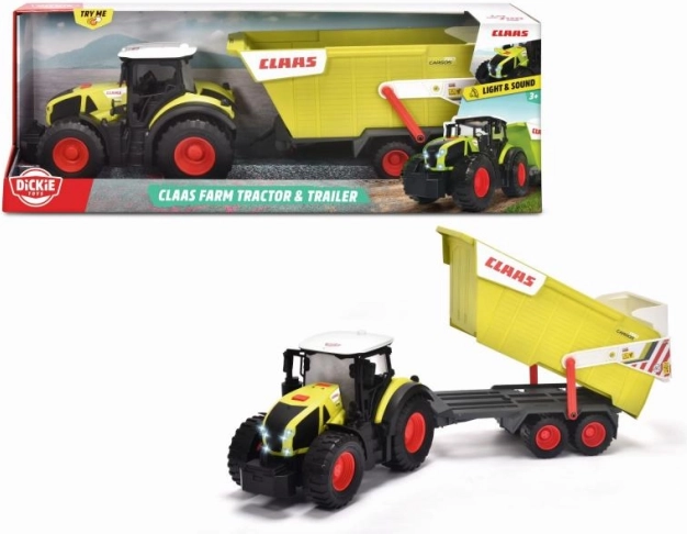 Traktor CLAAS z przyczepą 64 cm