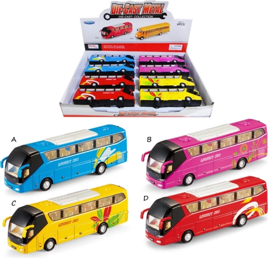 Luksusowy autobus zabawka ze światłami i dźwiękami