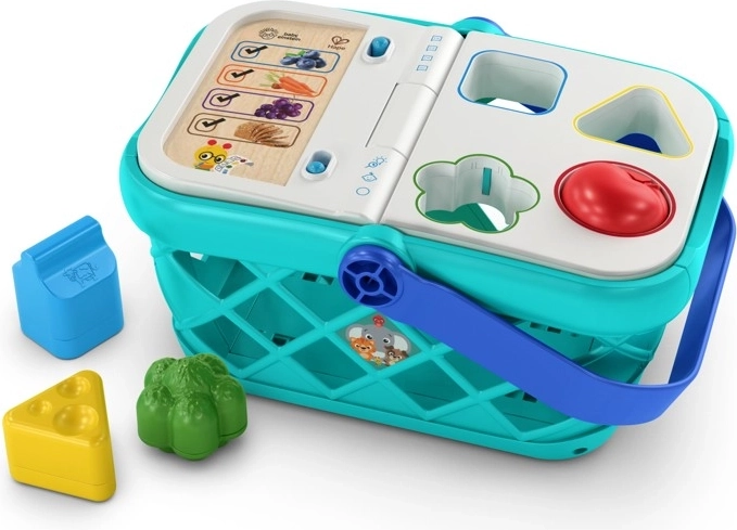 Baby Einstein Magic Touch koszyk na zakupy i sorter kształtów