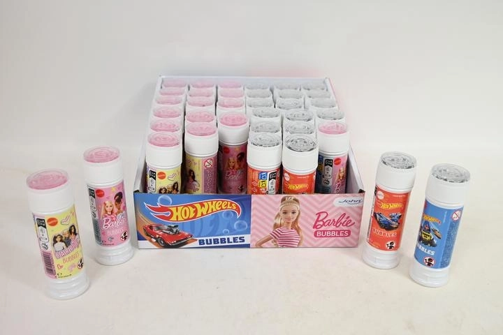 John płyn do baniek Barbie lub Hot Wheels 55 ml