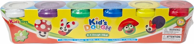 Plastelina – zestaw 6 kubeczków