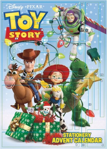 Papierowy kalendarz adwentowy Toy Story