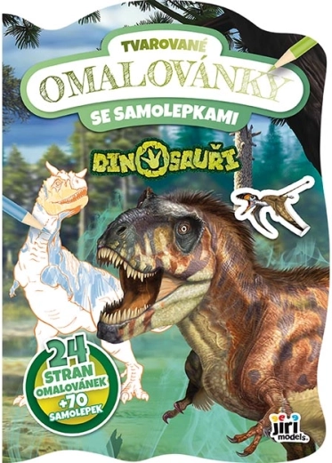 Omalowanki o nietypowych kształtach – dinozaury