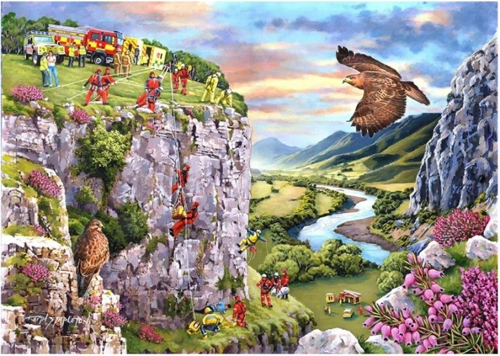 Puzzle Codzienni bohaterowie, 1000 elementów