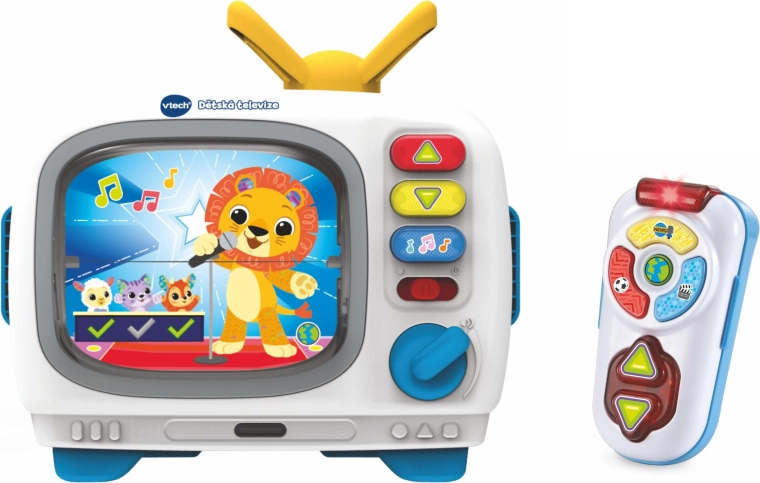VTech – dziecięcy telewizor w języku czeskim z pilotem