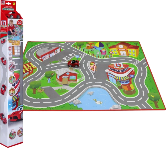 BB Junior mata do zabawy miasteczko z autkiem LaFerrari