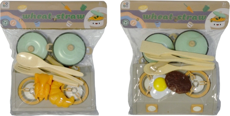 Dziecięcy zestaw kuchenny z płytą grzewczą i akcesoriami