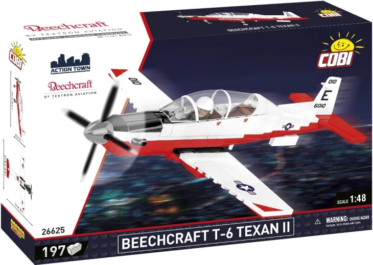 Cobi Beechcraft T-6 Texan II zestaw konstrukcyjny samolotu 1:48 (197 elementów)