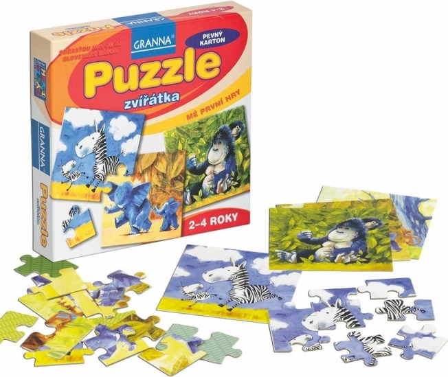 Granna puzzle zwierzęta – moje pierwsze układanki dla dzieci