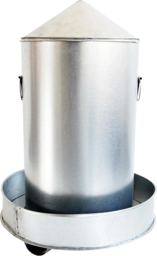 Tuba na ziarno 25 kg z ocynkowanego metalu