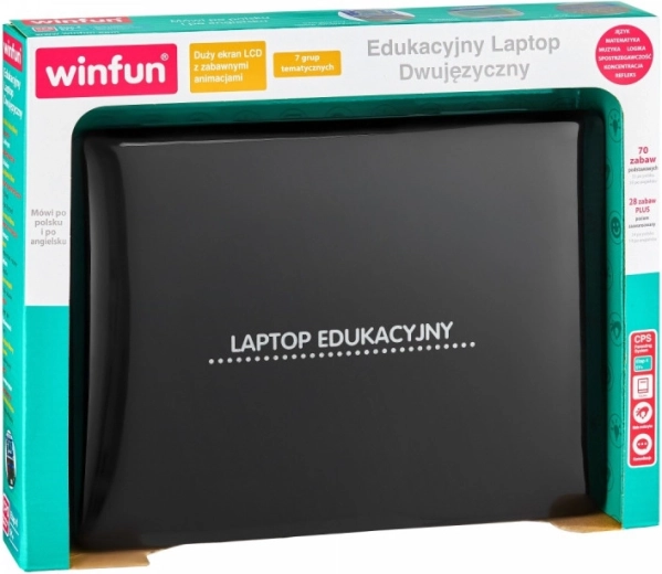 Edukacyjny dwujęzyczny laptop Smily Play dla dzieci