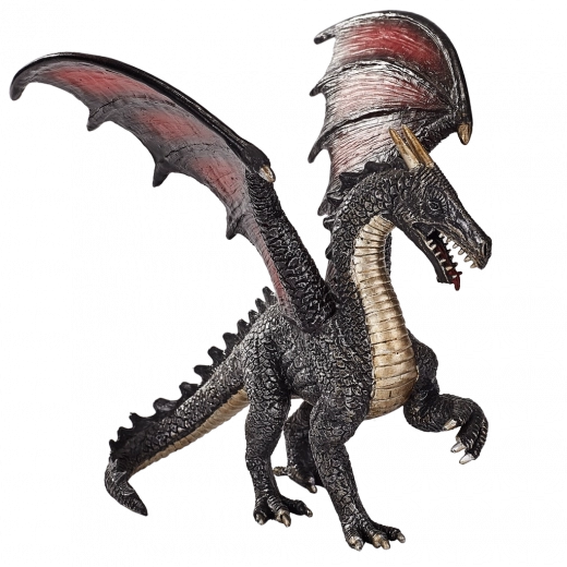 mojo stalowy smok – szczegółowa figurka kolekcjonerska