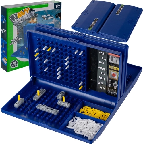 Rodzinna strategiczna gra Okręty – bitwa na morzu