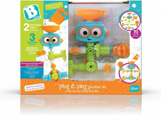 Robot do kąpieli ze spryskiwaczem Infantino