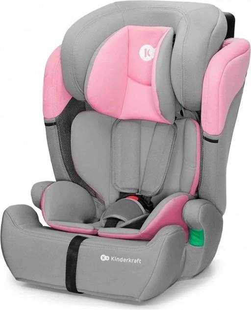 Fotelik samochodowy Kinderkraft Comfort up i-Size 76–150 cm – Różowy