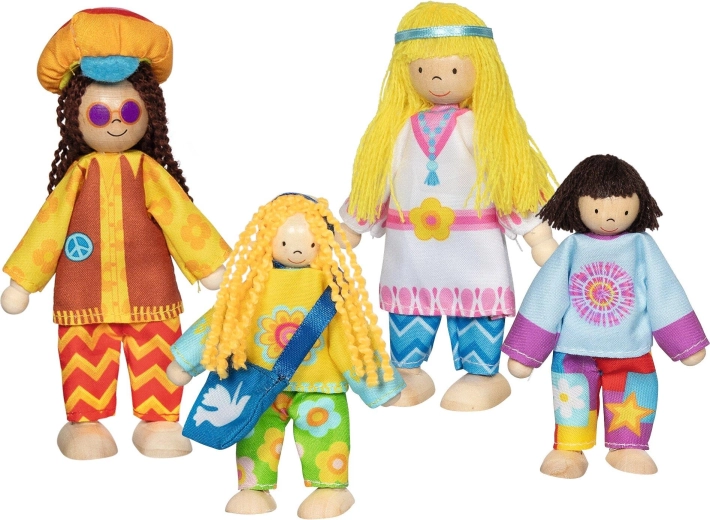 Goki66 giętkie figurki Love & Harmony family (4 szt.)