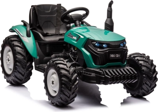 Dziecięcy zielony elektryczny traktor 24V