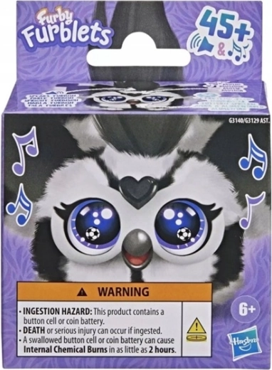 Furby Furblets Sports Goal-Ee interaktywna pluszowa zabawka z klipsem
