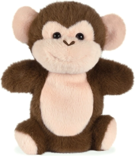 Doudou Histoire d'Ours pluszowa pacynka małpka brązowa 24 cm