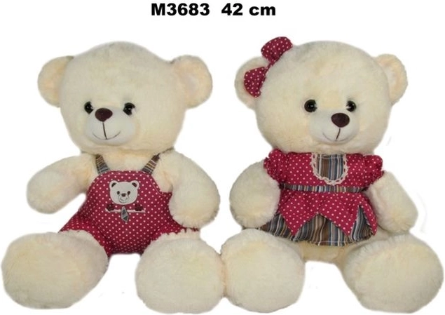 Pluszowy miś Miś z ubrankami 42 cm