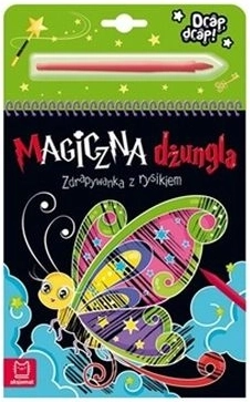 Książeczka do zdrapywania z rysikiem Magiczna dżungla