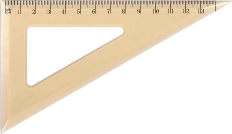 Trójkąt szkolny GRAND 13,5 cm – 1 sztuka