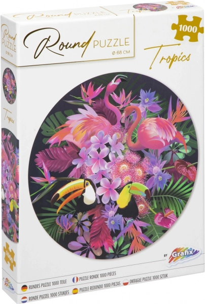 Okrągłe puzzle Tropic 1000 elementów