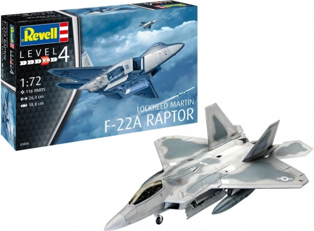 Plastikowy model LOCKHEED MARTIN F‑22A Raptor