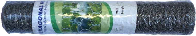 Ocynkowana siatka królicza 0,7 mm, oczko 13 mm, wysokość 500 mm, 10 m