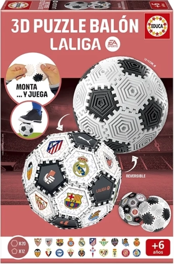 Educa puzzle 3D Build&Play piłka nożna La Liga 32 elementy
