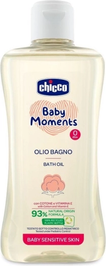Chicco olejek do kąpieli z bawełną i witaminą E do wrażliwej skóry 200 ml
