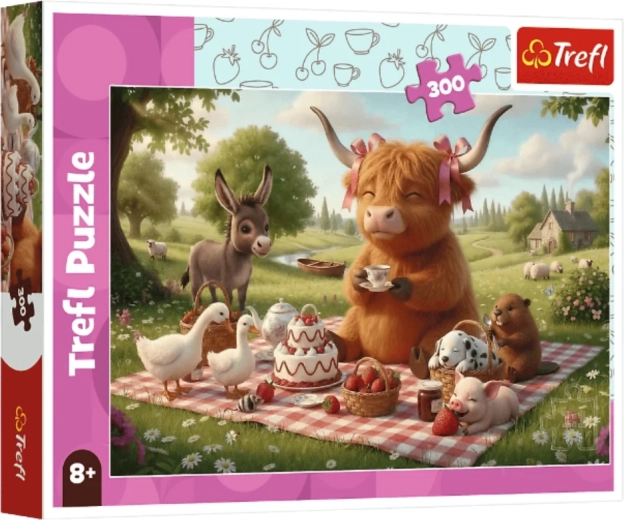 Puzzle 300 elementów – Słodki piknik TREFL