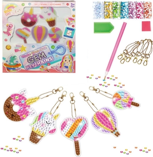 Kreatywny zestaw DIY do tworzenia breloków