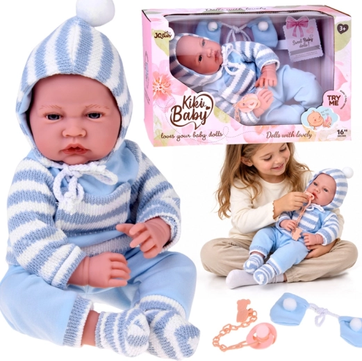 Mówiąca lalka niemowlę z funkcjami dźwiękowymi, 45 cm