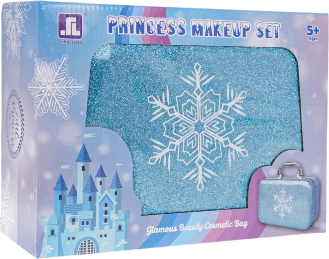 Zestaw do makijażu śnieżnych księżniczek z etui do przenoszenia