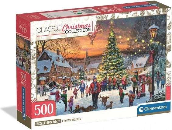 Clementoni świąteczne puzzle Christmas Magic Moments 500 elementów