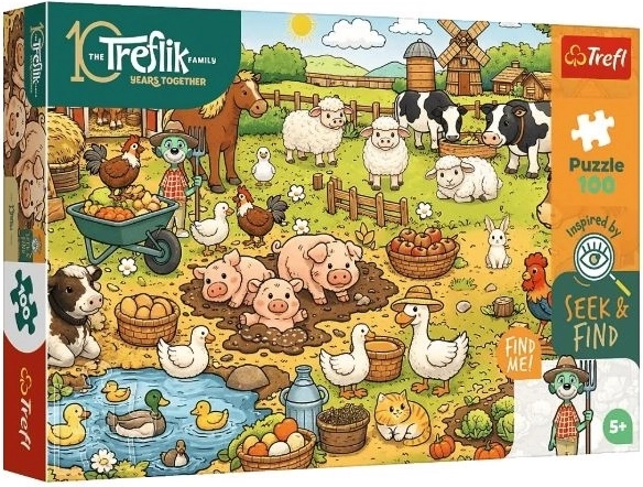 Puzzle Trefl Seek & Find Wioska 100 elementów