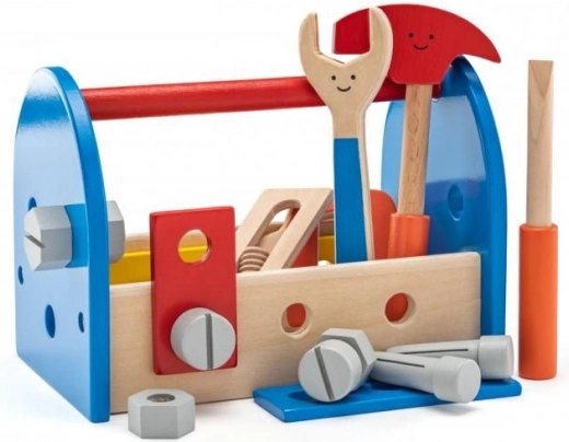 Zestaw narzędziowy drewniany