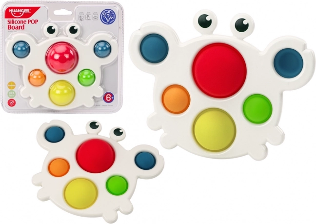 Silikonowa zabawka sensomotoryczna Krab Pop It