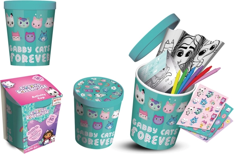 Kreatywny zestaw w kubeczku Domek marzeń Gabby