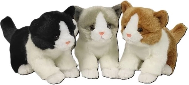 Pluszowy kotek 18 cm (3 kolory)