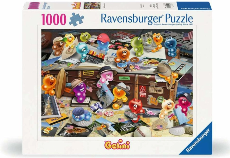 Puzzle Ravensburger Gelini: Podróżnicy, 1000 elementów